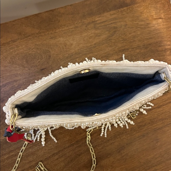 Clare V Estelle Pearl Fringe Clutch - Picture 3 of 4
